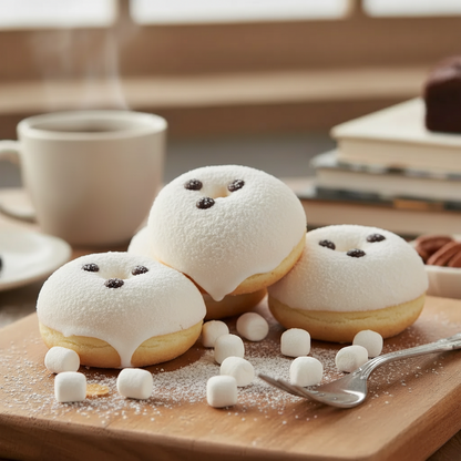 Ghost Marshmallow Donuts