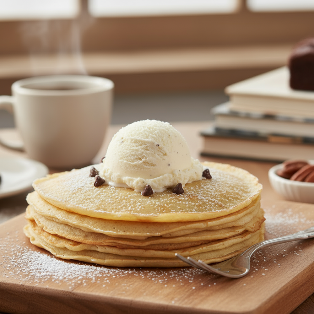 Pancake with Ice Cream