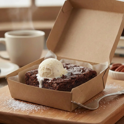 Brownie with Ice Cream