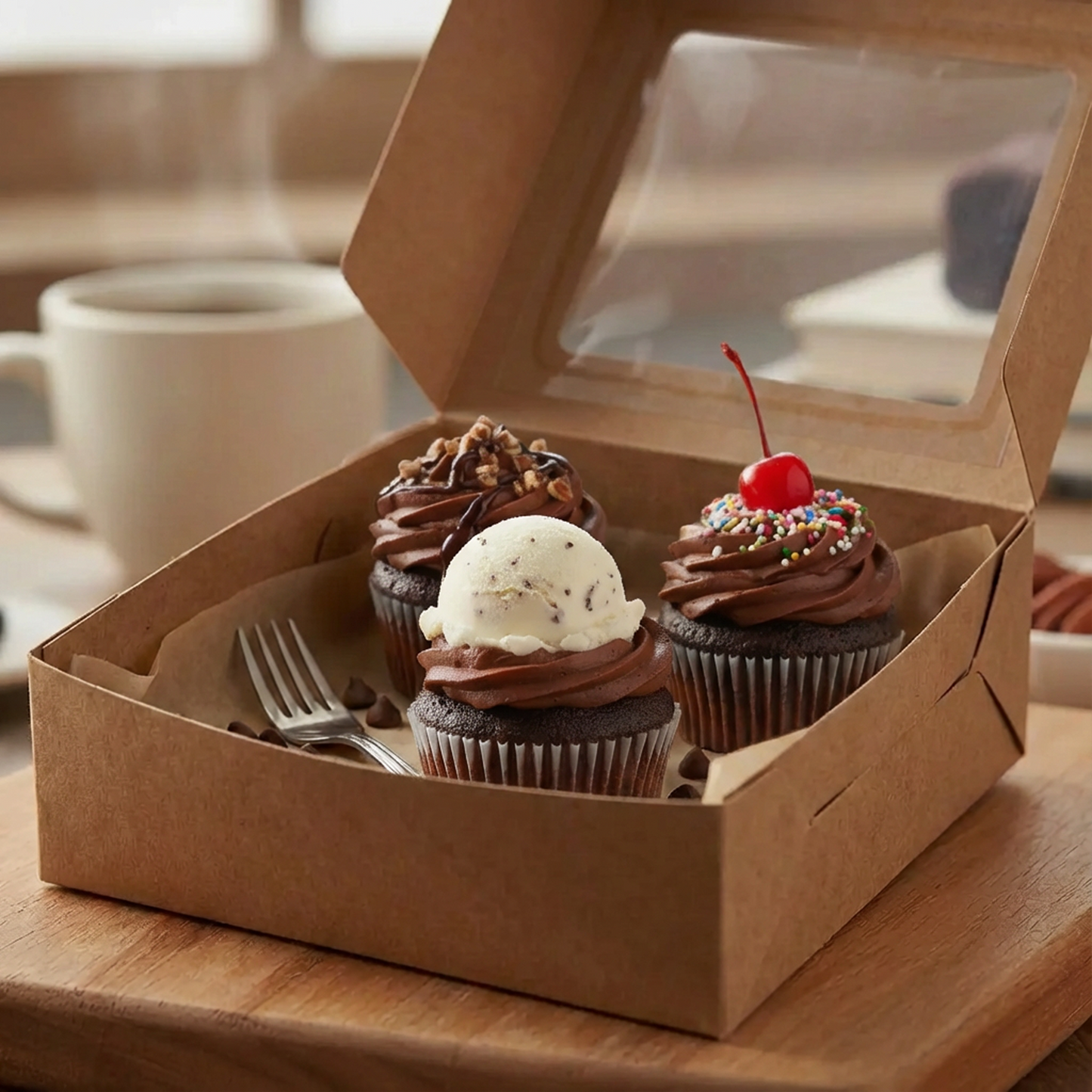 Chocolate Cupcakes Set