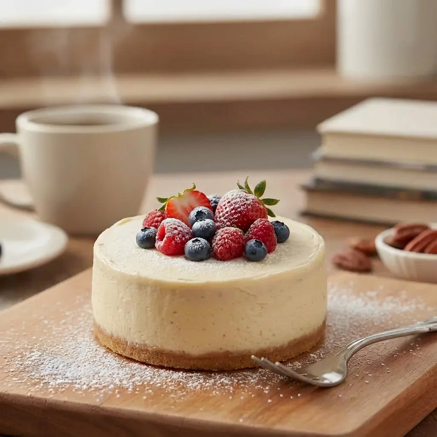 Mini Cheesecake with Fresh Berries
