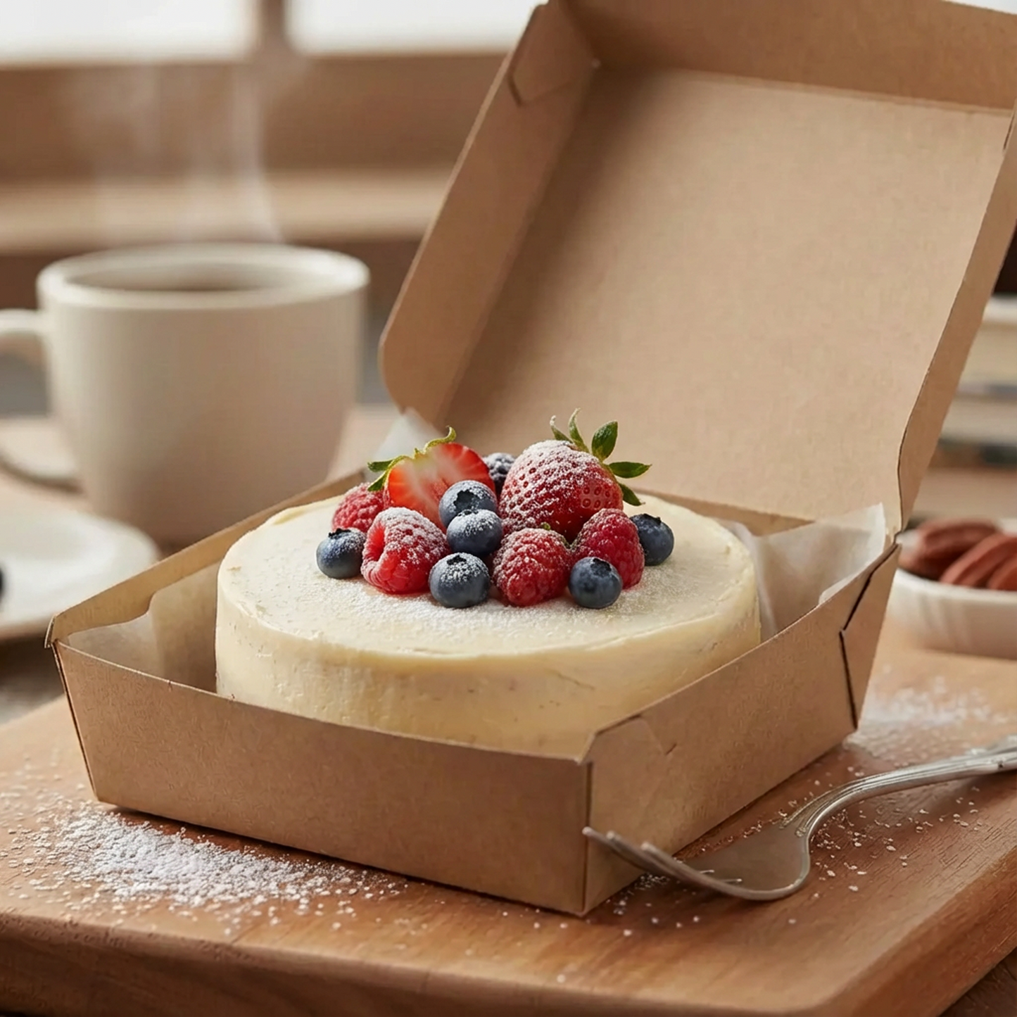 Mini Cheesecake with Fresh Berries